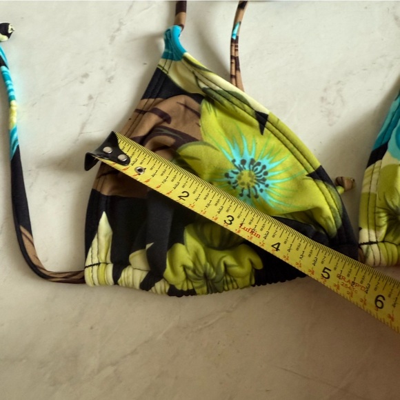 ROXY Floral Triangle Bikini Top 2 for $22 ❇️ - Picture 5 of 5